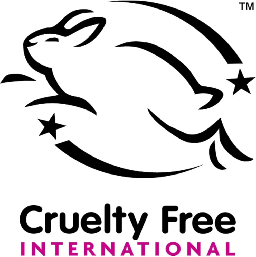 <img src="cruelty-free-logo.jpg" alt="لوگوی Cruelty Free International با نماد خرگوش که نشان‌دهنده محصولات بدون آزمایش حیوانی است">