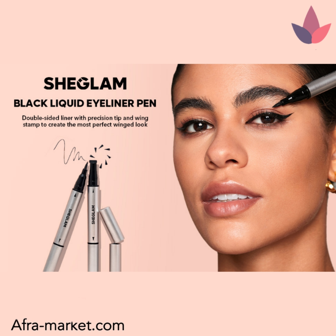 <img src="https://afra-market.com/sheglam-waterproof-liner-duo" alt="خط چشم دو طرفه شیگلم مدل Wing It Waterproof Liner Duo با آستر دو طرفه، نوک دقیق و مهر بال برای ایجاد بهترین ظاهر بالدار، مناسب برای طراحی حرفه‌ای و خلاقانه، محصول اصل Sheglam، خرید از افرا مارکت">