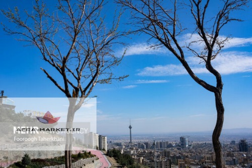 تهران :بارش پراکنده باران و کاهش نسبی دما را از بعد از ظهر چهارشنبه