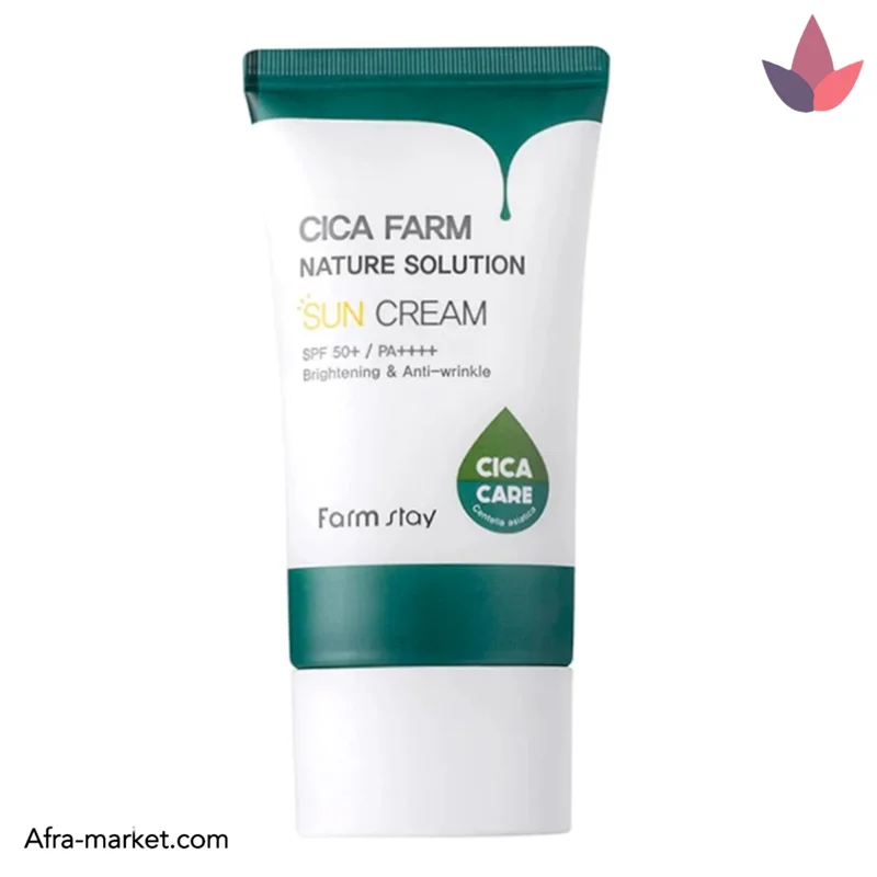 ضد آفتاب ضدجوش برپایه آب سیکا فارم استی Farm stay cica sunscreen cream | اصل