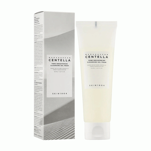 فوم ژل پاک کننده و روشن کننده ماداگاسکار سنتلا اسکین 1004 125m Cleansing Gel Foam