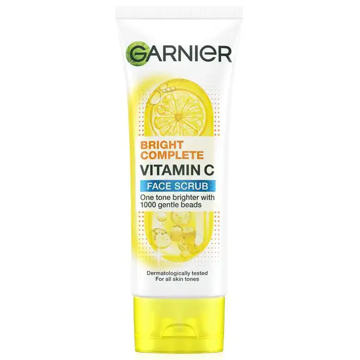 اسکراب (لایه بردار) روشن کننده پوست گارنیه حاوی ویتامین سی 100 میل Garnier Bright Complete Vitamin C Scrub