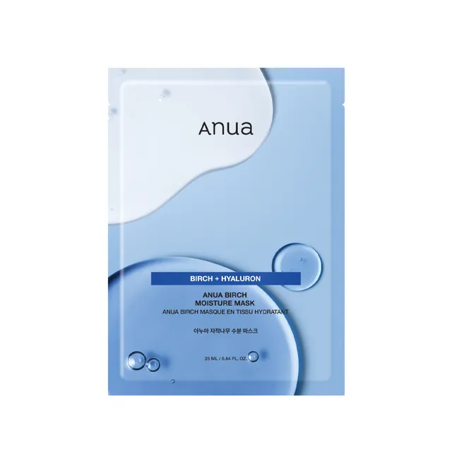 ماسک ورقه ای آنوا آبرسان پوست خشک و دهیدراته | Anua Birch Moisture Mask اصل