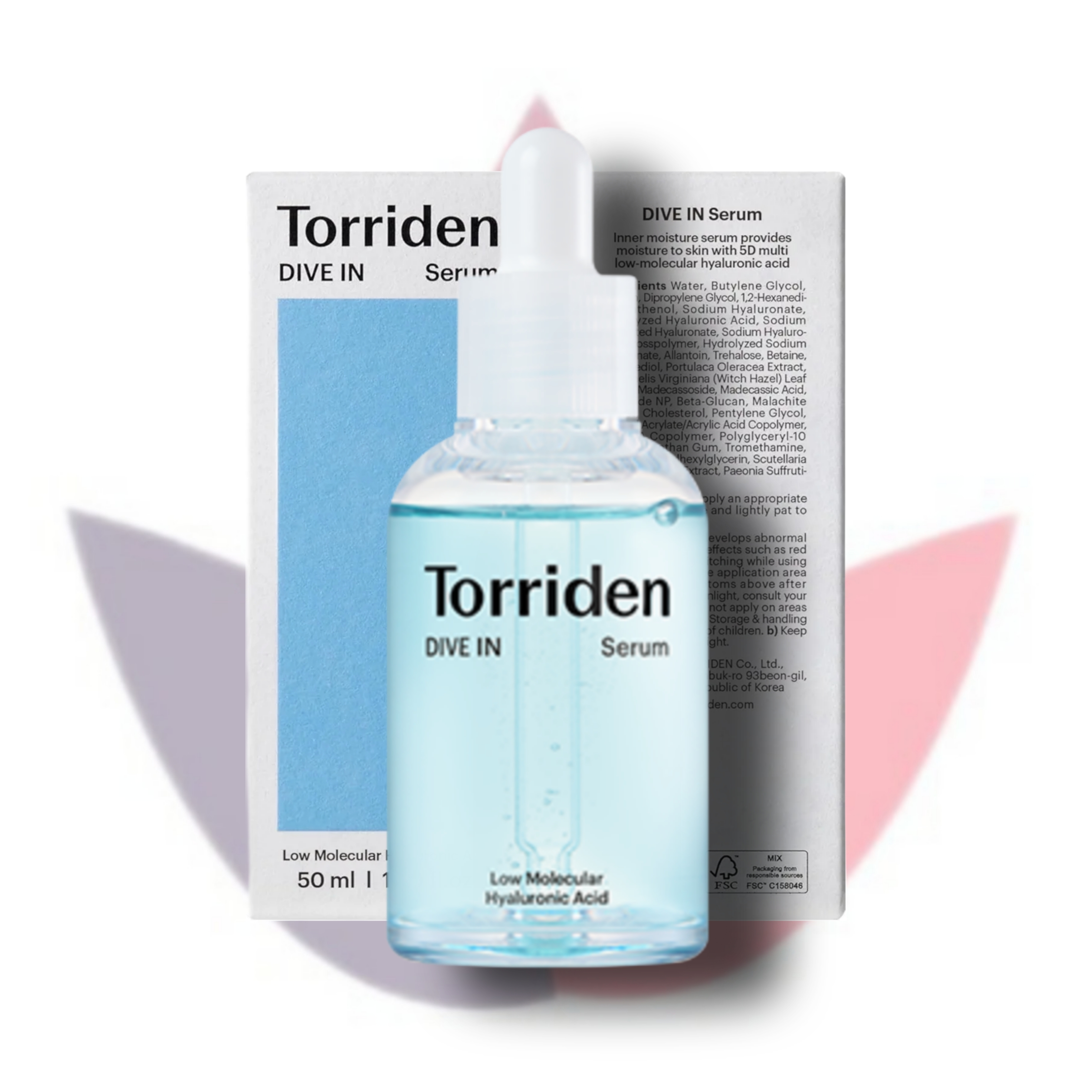 سرم هیالورونیک اسید توریدن 50 میل | آبرسان عمقی Torriden