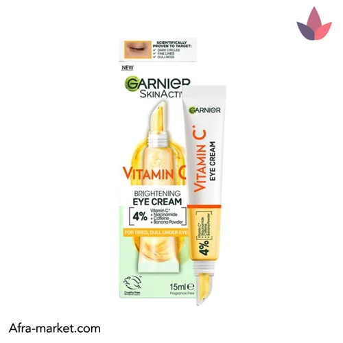 کرم روشن کننده دورچشم ویتامین سی گارنیر ۱۵میل