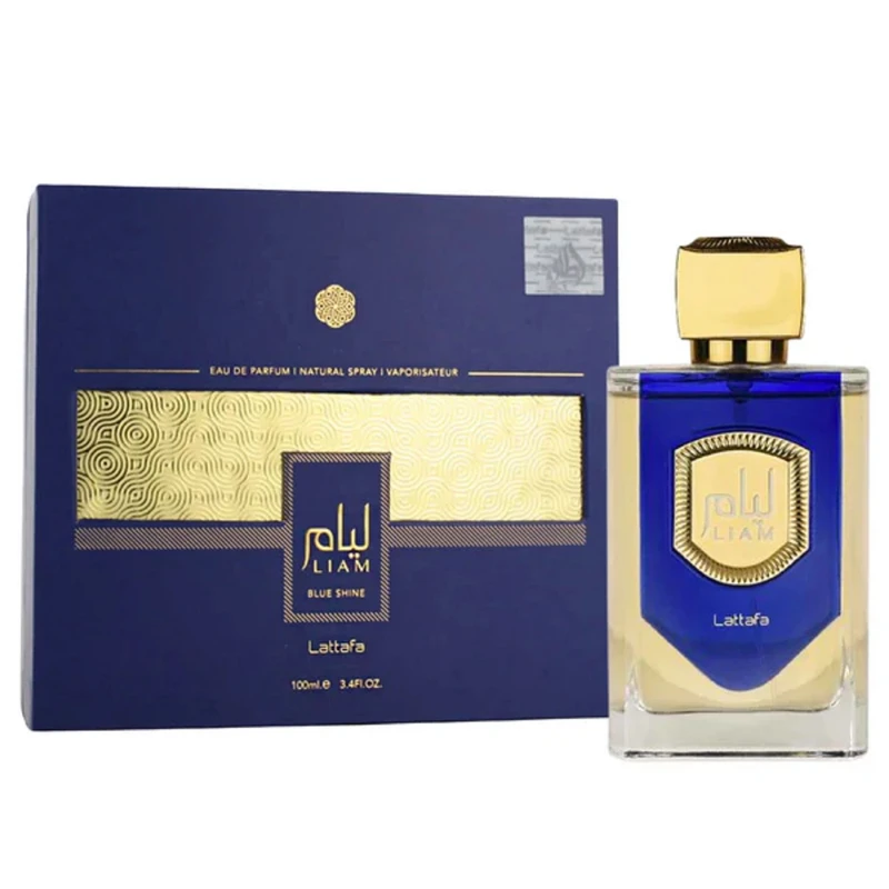 ادو پرفیوم مردانه لطافه مدل لیام آبی  | Lattafa Liam Blue Eau de Parfum