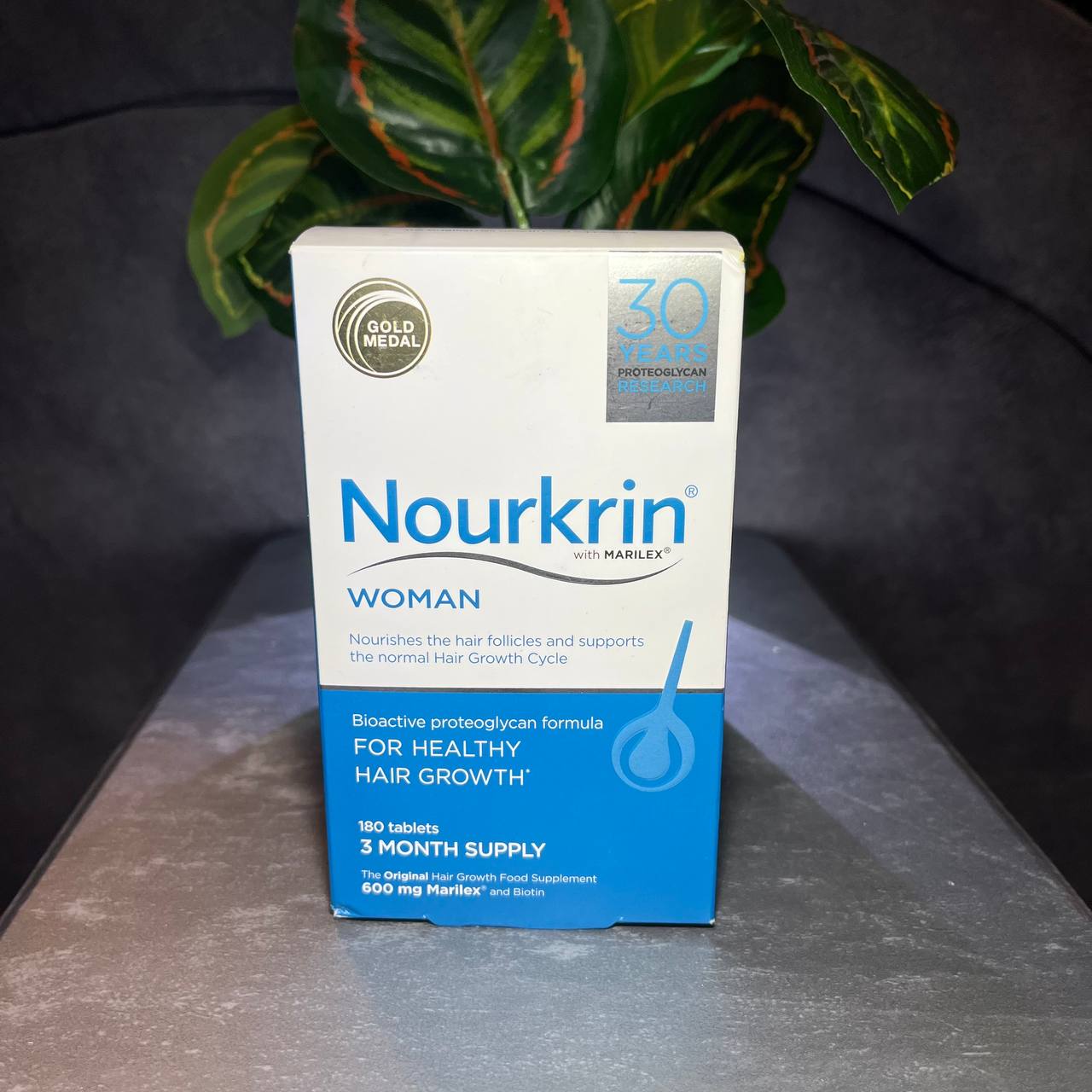 مکمل نورکرین بانوان اصل با ماریلکس Nourkrin Woman | قرص تقویت مو، ضد ریزش و پرپشت کننده مو برای خانم‌ها ۳ ماهه