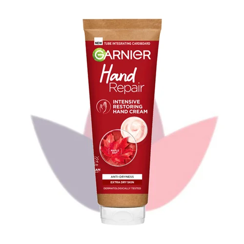 کرم دست ترمیم کننده پوست خشک و ترک خورده گارنیه 75ml | Garnier Hand Repair
