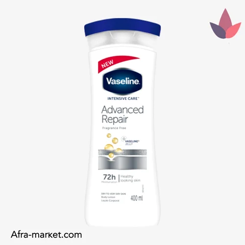 لوسیون بدن ترمیم کننده پوست خشک وازلین 400ml