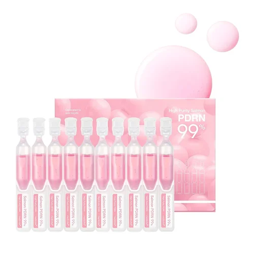 ست آمپول فشرده PDRN99% مدی کیوب | پک 10 عددی | Medicube PDRN Pink Ampoule