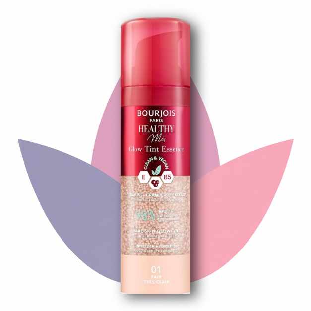 کرم پودر مایع بورژوا هلدی میکس گلو تینت اسنس اصل ۳۰ میلی‌لیتر | Bourjois Healthy Mix Glow Tint Essence 30ml | بورژوا هلتی میکس