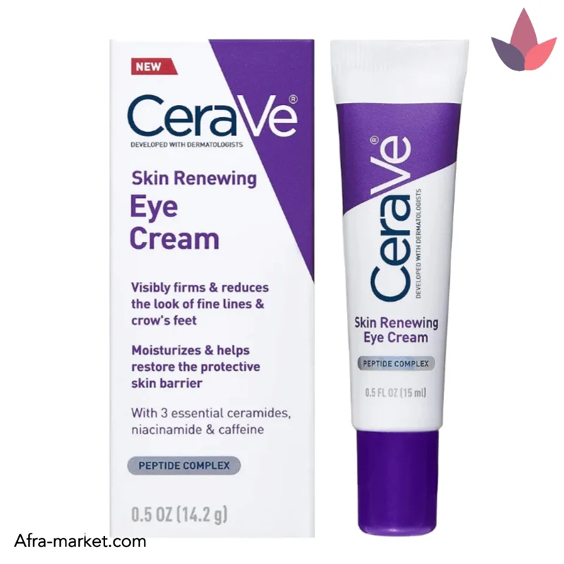 کرم دور چشم ضد چروک و آبرسان سراوی اسکین رنوینگ مدل CeraVe Skin Renewing Eye Cream | اصل
