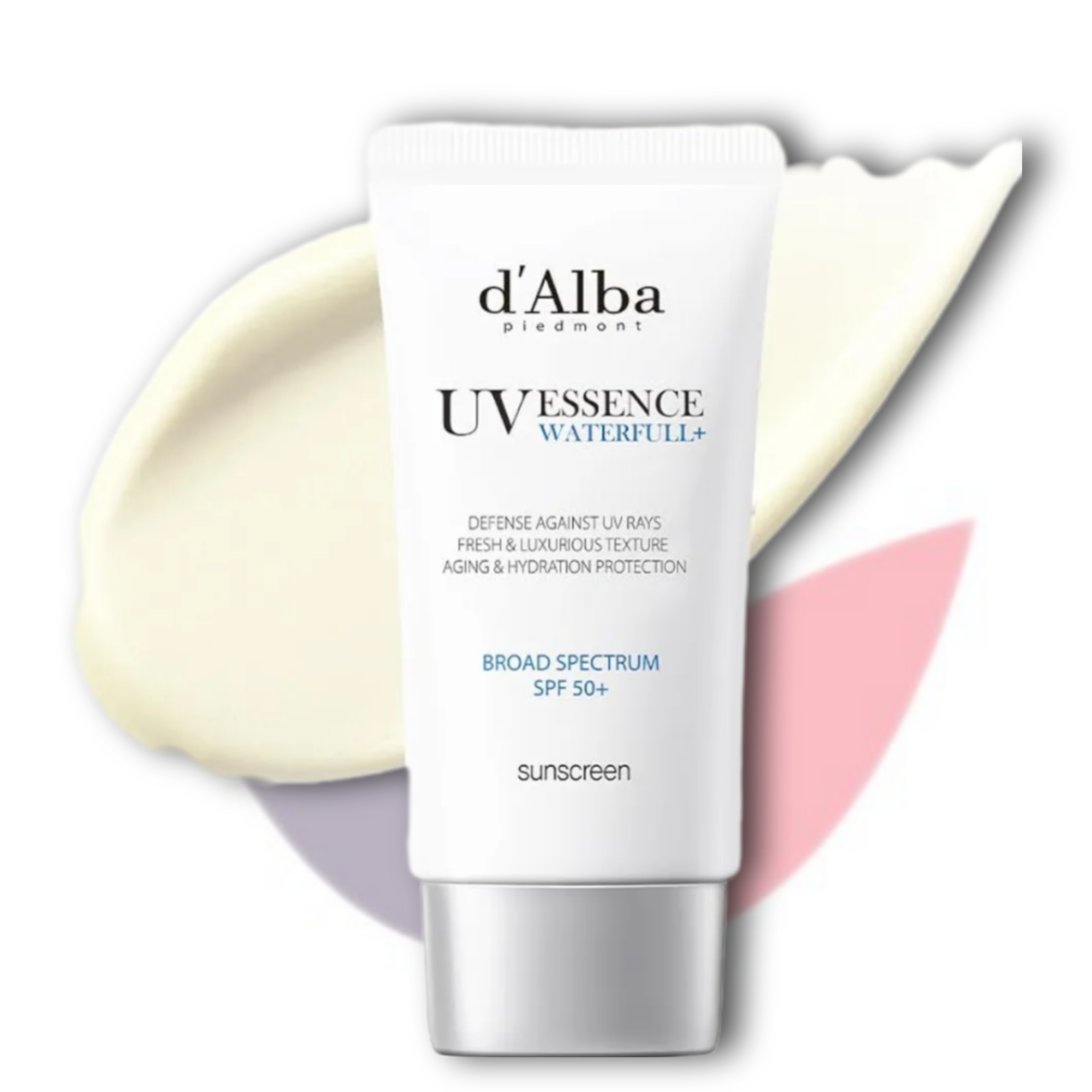 اسنس ضد آفتاب ترافل سفید د البا اصل کره ای | سبک و آبرسان SPF50+ d'Alba UV Essence Waterfull