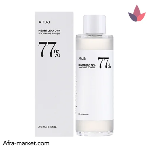 تونر تسکین دهنده آنوا- ANUA Heartleaf 77% Soothing Toner 250ml