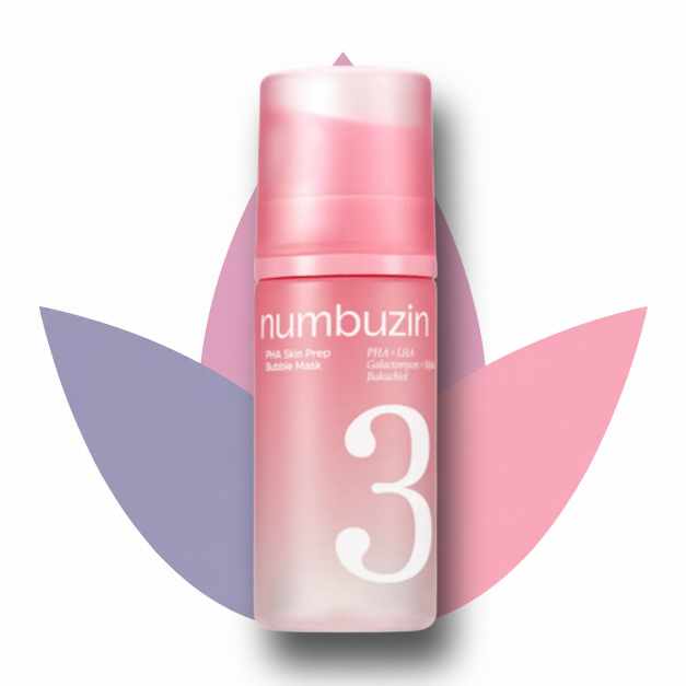ماسک حبابی نامبوزین ۳ صورتی اصل | Numbuzin 3 PHA Bubble Mask