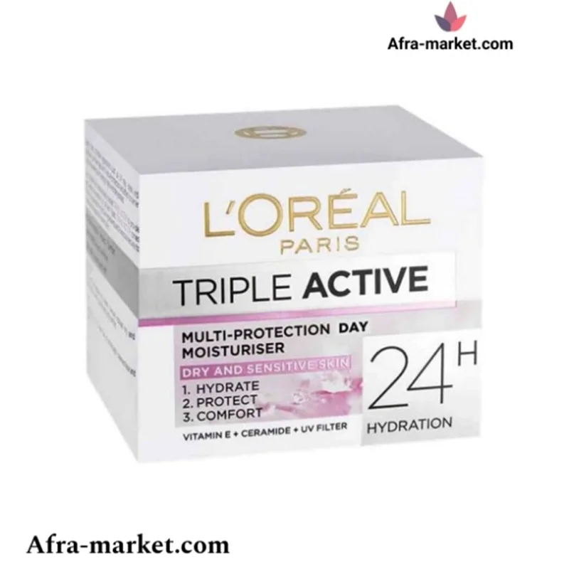 کرم روز آبرسان سه کاره لورآل مدل Triple Active