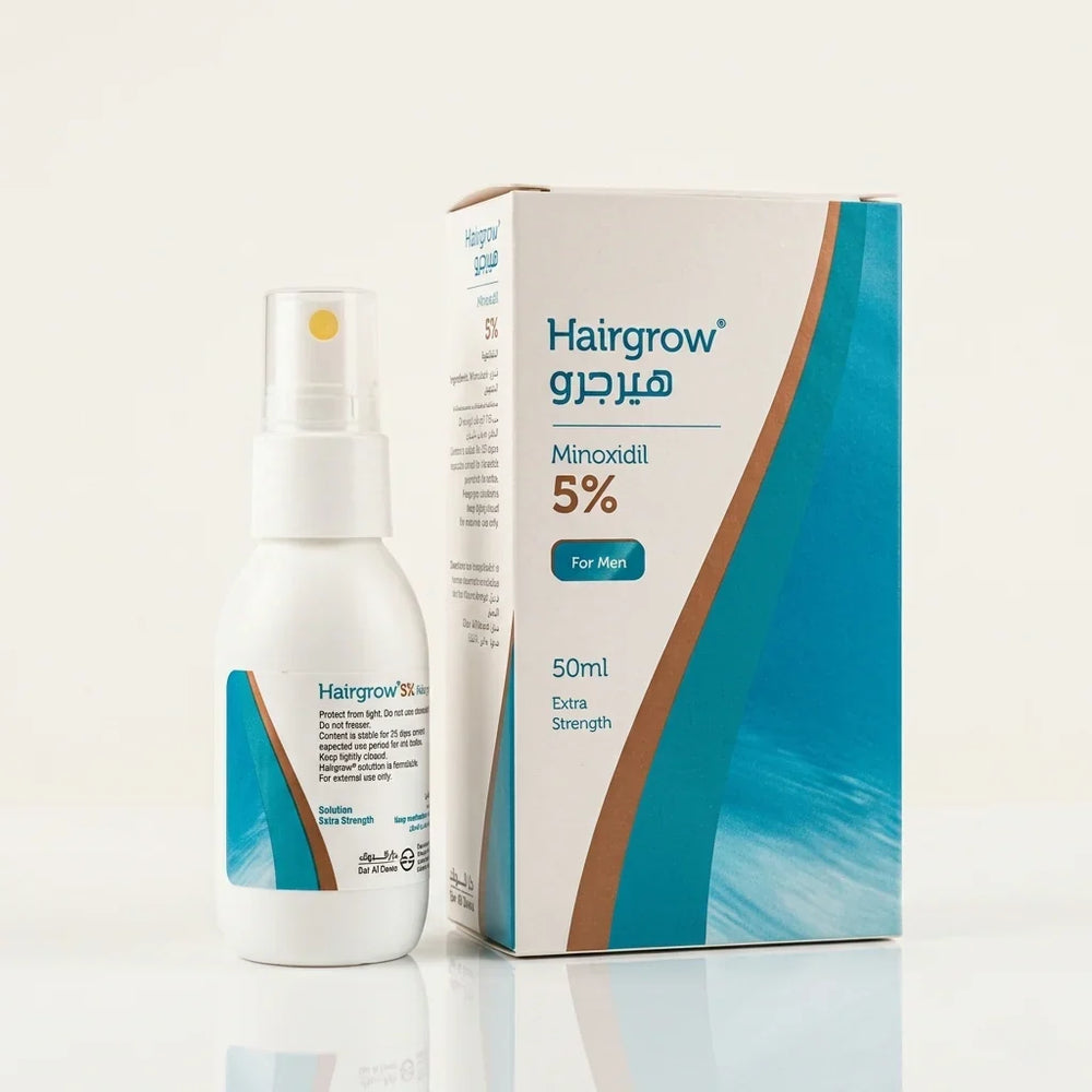 محلول ضد ریزش مو ماینوکسیدیل ۵ درصد هیرگرو Hairgrow اصل