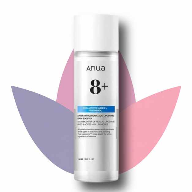 اسنس آبرسان آنوا اصل ۱۵۰ میل | Anua 8 Hyaluronic Acid Liposome Skin Booster | بوستر هیالورونیک اسید ۸ آنوا