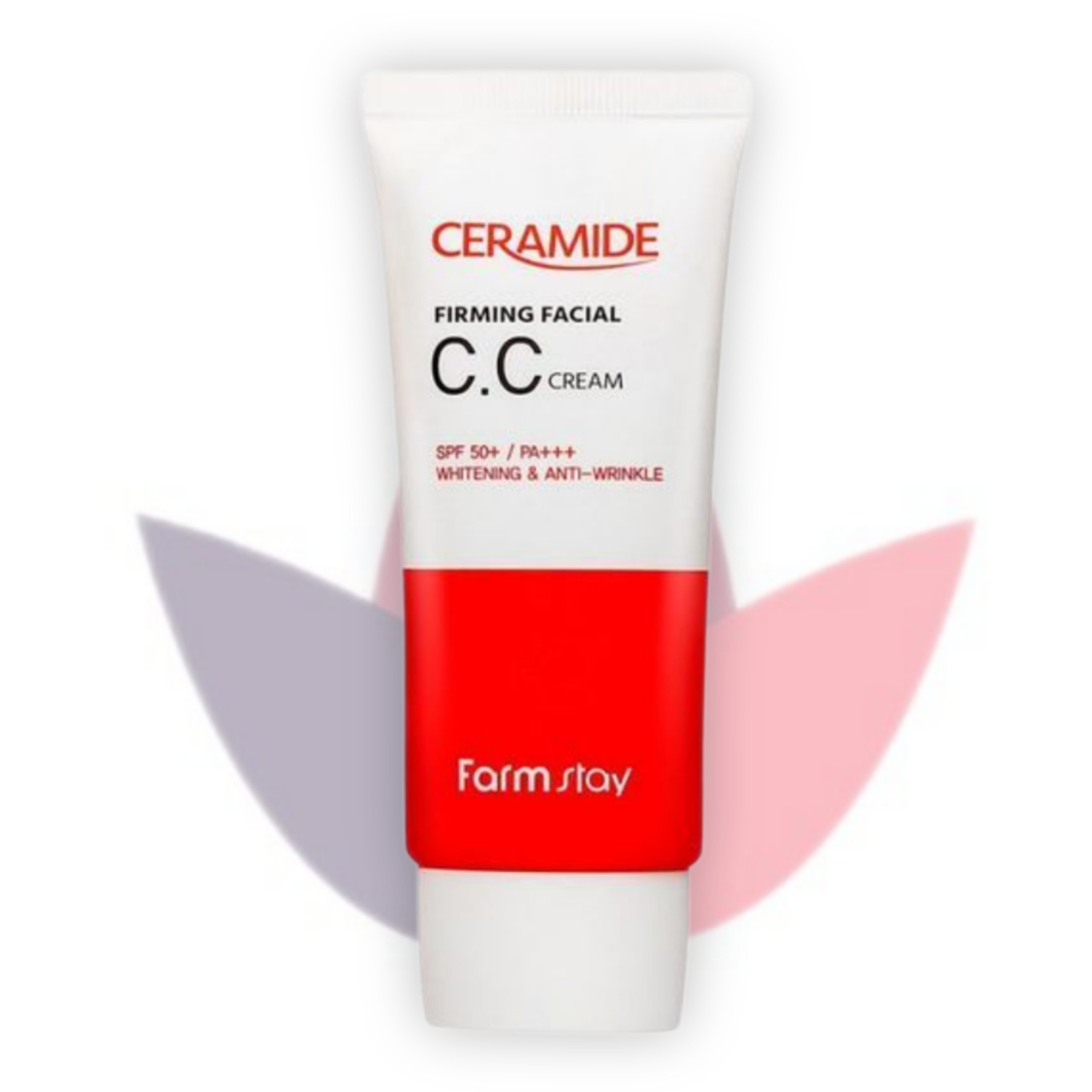 کرم CC سی سی فارم استی سرامید SPF50 Farm Stay | پوشش ملایم، ضد چروک و محافظت از آفتاب