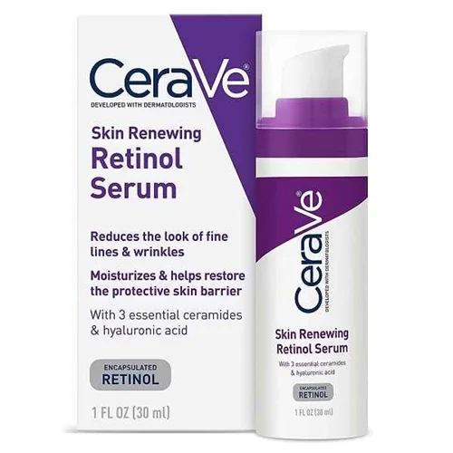 سرم رتینول ضدچروک و آبرسان Retinol سراوی | اصل