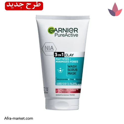 اسکراب سه کاره خاک رس گارنیر (گارنیه) اصل