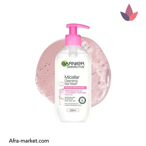 ژل میسلار گارنیر صورتی مخصوص پوست حساس