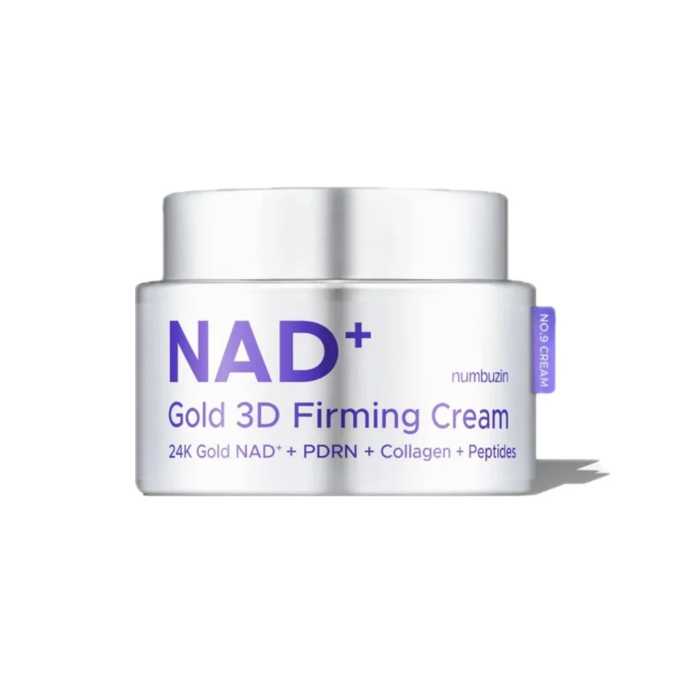 کرم سفت‌کننده نامبوزین NAD+ گلد ۳D اصل ۵۰ میل | Numbuzin No.9 NAD+ Gold 3D Firming Cream | کرم شماره ۹ نامبوزین با طلای ۲۴ عیار