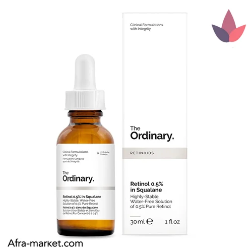 سرم رتینول اوردینری مدل Retinol 0.5% In Squalane حجم ۳۰ میل(اصل)