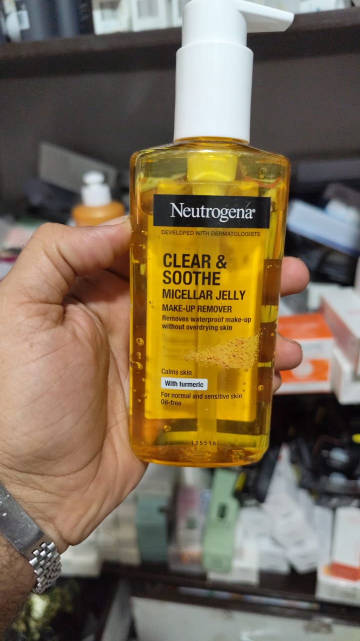 ژل میسلار زردچوبه نیتروژنا مدل Clear & Soothe | برای پوست‌های معمولی و حساس، بدون چربی | 200 میل