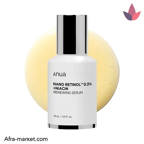 سرم جوانساز و روشنکننده رتینول 0.3% + نیاسین آنوا | اصل