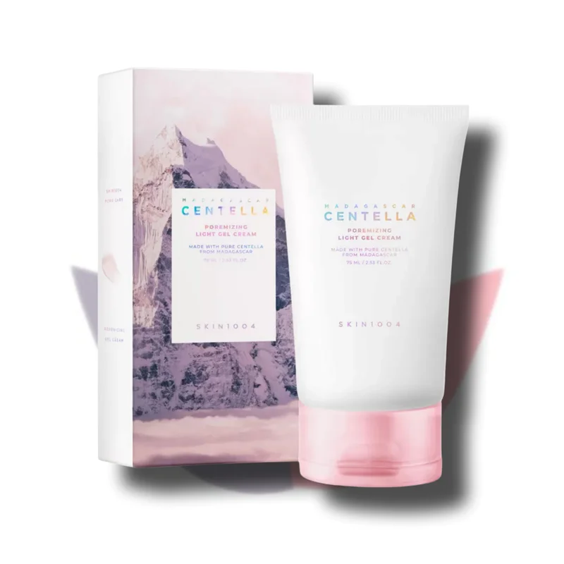 ژل کرم لایت کنترل منافذ سنتلا اسکین 1004مدل Madagascar Centella | سبک، ترمیمکننده و ضدالتهاب